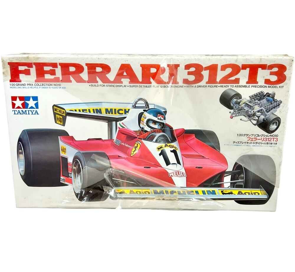 Tamiya Ferrari 312T3 1 20 Scale Grand Prix Plastic Model Kit Unbuilt